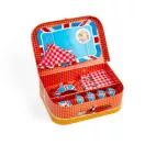 Bigjigs Toys - Teáskészlet bőröndben London - JátékManufaktúra
