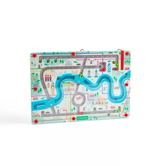Bigjigs Toys - Mágneses labirintus London - JátékManufaktúra