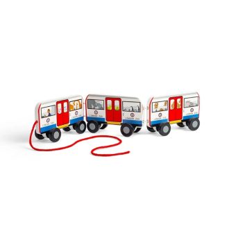 Bigjigs Toys - Húzós játék, Londoni metró - JátékManufaktúra