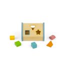 Bigjigs Toys - Fa formabedobó házikó - JátékManufaktúra