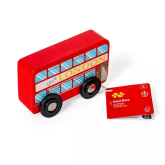 Bigjigs Toys - Fa londoni busz - JátékManufaktúra