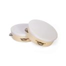 Bigjigs Toys - Fa tamburin natúr - JátékManufaktúra