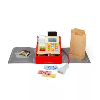 Bigjigs Toys - Gyerek fa pénztárgép - JátékManufaktúra