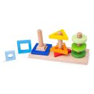 Bigjigs Toys - Helyezd fel és forgasd meg - JátékManufaktúra