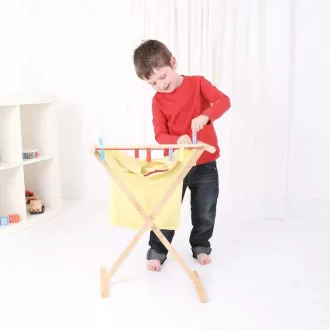 Bigjigs Toys - Fa ruhaszárító állvány - JátékManufaktúra
