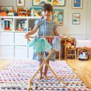 Bigjigs Toys - Fa ruhaszárító állvány - JátékManufaktúra