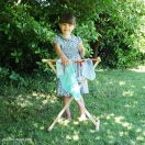 Bigjigs Toys - Fa ruhaszárító állvány - JátékManufaktúra