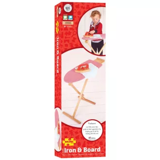 Bigjigs Toys - Fa vasalódeszka vasalóval - JátékManufaktúra