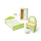 Bigjigs Toys - Babaház bútor - Hálószoba - JátékManufaktúra