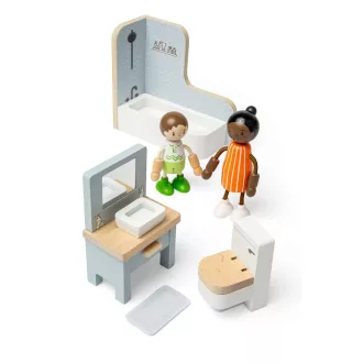 Bigjigs Toys - Babaház bútor - Fürdőszoba - JátékManufaktúra