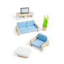 Bigjigs Toys - Babaház bútor - Nappali - JátékManufaktúra