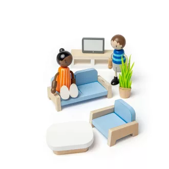 Bigjigs Toys - Babaház bútor - Nappali - JátékManufaktúra