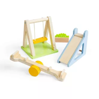 Bigjigs Toys - Babaház bútor - Kültéri játszótér - JátékManufaktúra