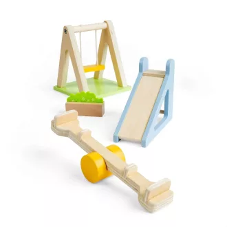 Bigjigs Toys - Babaház bútor - Kültéri játszótér - JátékManufaktúra