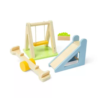 Bigjigs Toys - Babaház bútor - Kültéri játszótér - JátékManufaktúra