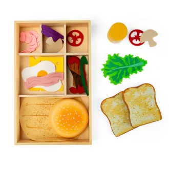 Bigjigs Toys - Finomságok készlete dobozban - JátékManufaktúra