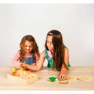 Bigjigs Toys - Finomságok készlete dobozban - JátékManufaktúra