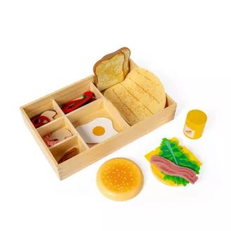 Bigjigs Toys - Finomságok készlete dobozban - JátékManufaktúra