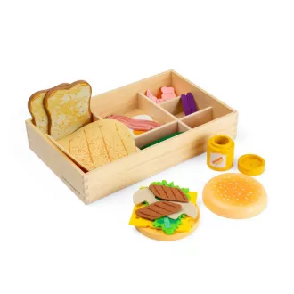 Bigjigs Toys - Finomságok készlete dobozban - JátékManufaktúra