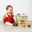 Bigjigs Toys - Motorikus aktivitási kocka labirintussal - JátékManufaktúra