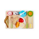 Bigjigs Toys - Reggeliző tálca ágyba - JátékManufaktúra