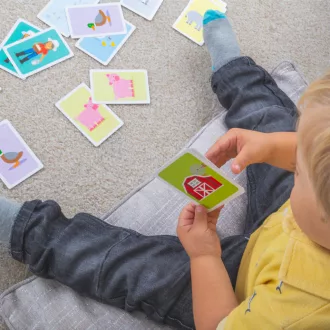 Bigjigs Toys - Snap! Tanyasi állatok - JátékManufaktúra