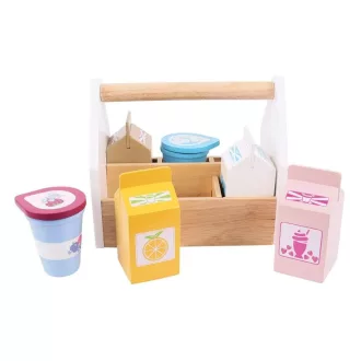 Bigjigs Toys - Koktélkészlet fa dobozban - JátékManufaktúra