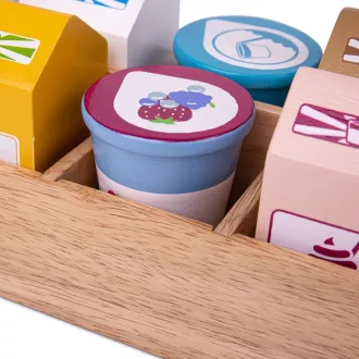Bigjigs Toys - Koktélkészlet fa dobozban - JátékManufaktúra