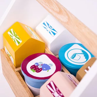 Bigjigs Toys - Koktélkészlet fa dobozban - JátékManufaktúra