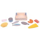 Bigjigs Toys - Fa tengeri herkentyűk dobozban - JátékManufaktúra