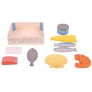 Bigjigs Toys - Fa tengeri herkentyűk dobozban - JátékManufaktúra