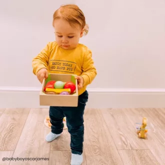 Bigjigs Toys - Doboz gyümölcsökkel - JátékManufaktúra