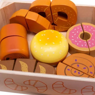 Bigjigs Toys - Fa pékáru dobozban - JátékManufaktúra