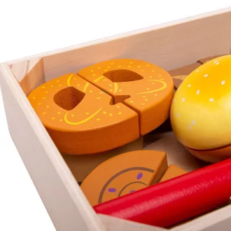 Bigjigs Toys - Fa pékáru dobozban - JátékManufaktúra