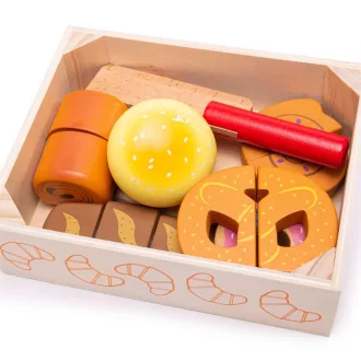 Bigjigs Toys - Fa pékáru dobozban - JátékManufaktúra