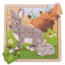 Bigjigs Toys - Puzzle Nyuszi nyuszival - JátékManufaktúra