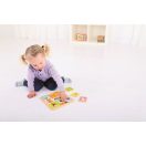 Bigjigs Toys - Fa formaberakó puzzle: 9 állat - JátékManufaktúra