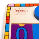 Bigjigs Toys - Számbeillesztő tábla - JátékManufaktúra
