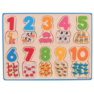 Bigjigs Toys - Számoló puzzle 2 - JátékManufaktúra