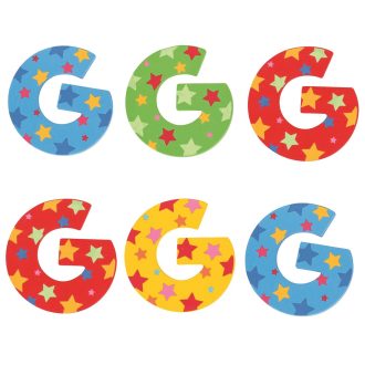 Bigjigs Toys - Csillagos betű G - JátékManufaktúra