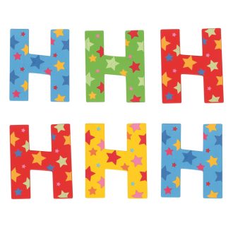 Bigjigs Toys - Csillagos betű H - JátékManufaktúra