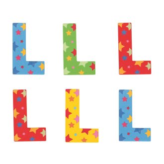Bigjigs Toys - Csillagos betű L - JátékManufaktúra