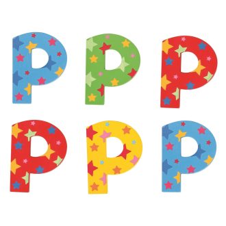 Bigjigs Toys - Csillagos betű P - JátékManufaktúra