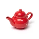 Bigjigs Toys - Piros pöttyös teáskészlet - JátékManufaktúra