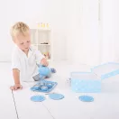 Bigjigs Toys - Kék pöttyös teáskészlet - JátékManufaktúra