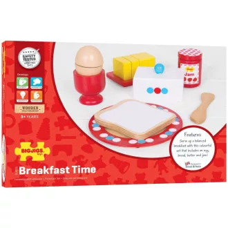 Bigjigs Toys - Fa reggeliző készlet - JátékManufaktúra