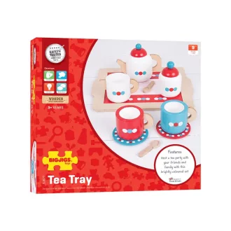 Bigjigs Toys - Pöttyös teáskészlet - JátékManufaktúra