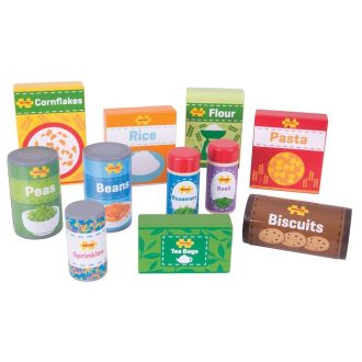 Bigjigs Toys - Tartós élelmiszer készlet - JátékManufaktúra