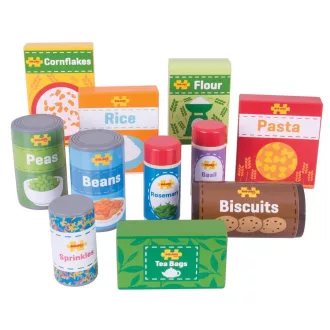 Bigjigs Toys - Tartós élelmiszer készlet - JátékManufaktúra