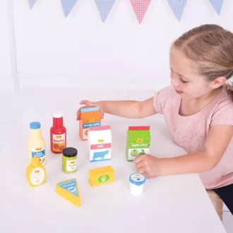 Bigjigs Toys - Friss élelmiszer készlet - JátékManufaktúra